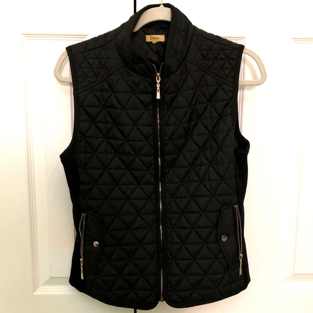 Black nylon vest